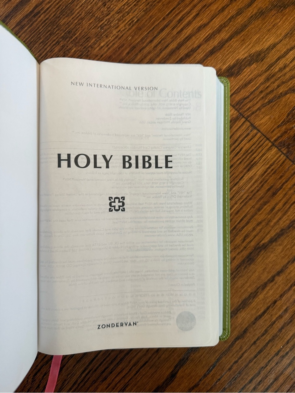 NIV Italian duo-toned Bible - Picture 3 of 4